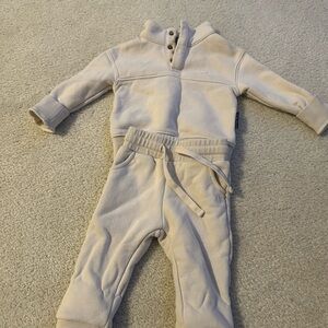 Little Bibsy Sweat set 3-6M